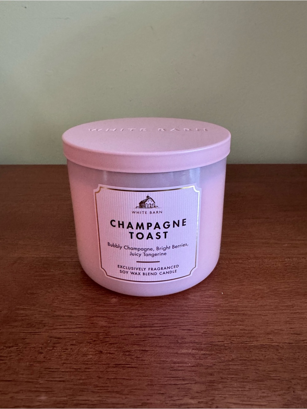 NEW White Barn Champagne Toast 3-Wick Candle | 14.5 oz |